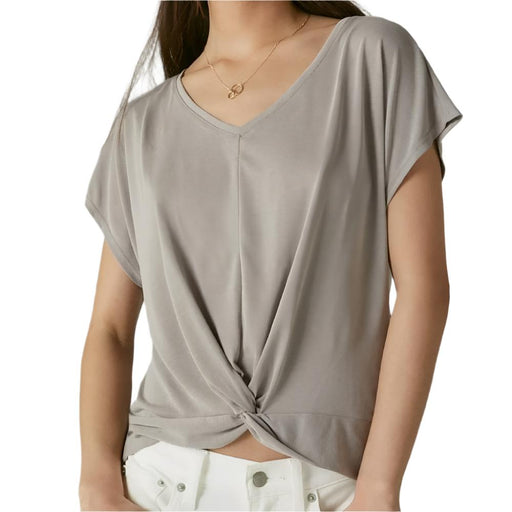 Lucky Brand Twist Front Tee WOMEN - Clothing - Tops - Short Sleeved Lucky Brand Jeans