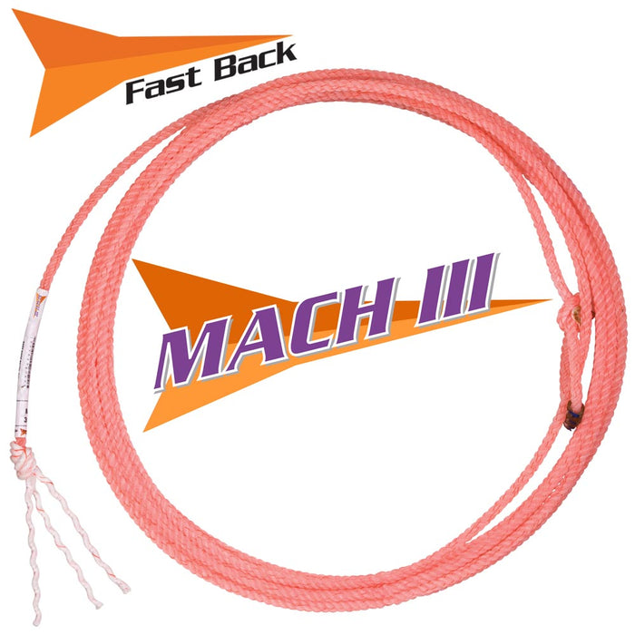 Fast Back Mach III Rope Tack - Ropes & Roping Fast Back Head - XXS