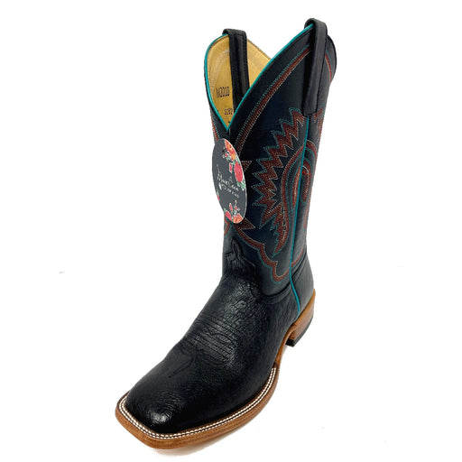Macie Bean Black Smooth Ostrich Boot WOMEN - Footwear - Boots - Exotic Boots Macie Bean