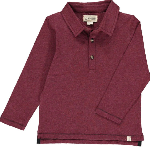 Me & Henry Millington Polo Shirt - Wine KIDS - Baby - Baby Boy Clothing Me & Henry