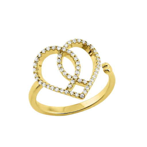 Montana Silversmiths Connected Faith Heart RIng WOMEN - Accessories - Jewelry - Rings Montana Silversmiths