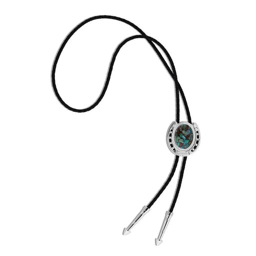 Montana Silversmiths The Pioneer's Turquoise Bolo Tie WOMEN - Accessories - Jewelry - Necklaces Montana Silversmiths