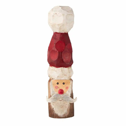 Mud Pie Wooden Carved Santa HOME & GIFTS - Home Decor - Seasonal Decor Mud Pie