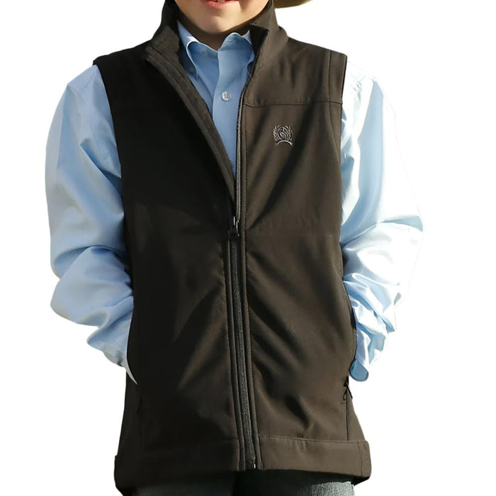 Cinch Boy's Bonded Black Vest KIDS - Boys - Clothing - Outerwear - Vests Cinch