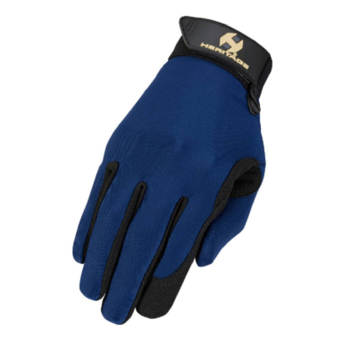Heritage Performance Gloves English - Rider Accessories Heritage 6 Navy