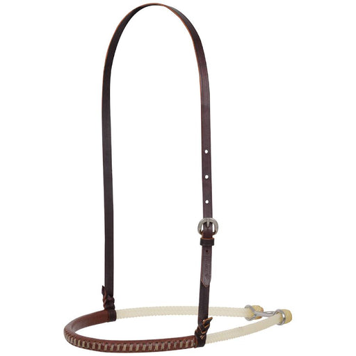 Martin Saddlery Double Rope Leather Covered Noseband Tack - Nosebands & Tie Downs Martin Saddlery Default Title