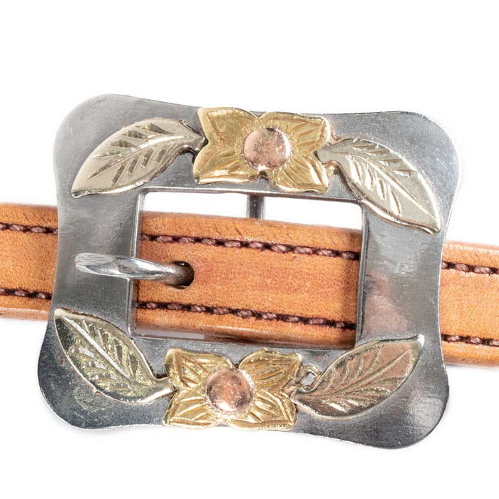 Teskey's Premium Floral Rectangle Buckle Tack - Conchos & Hardware Teskey's 3/4"