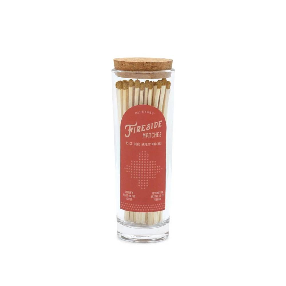Fireside Safety Matches - Matte Gold HOME & GIFTS - Home Decor - Candles + Diffusers Paddywax   