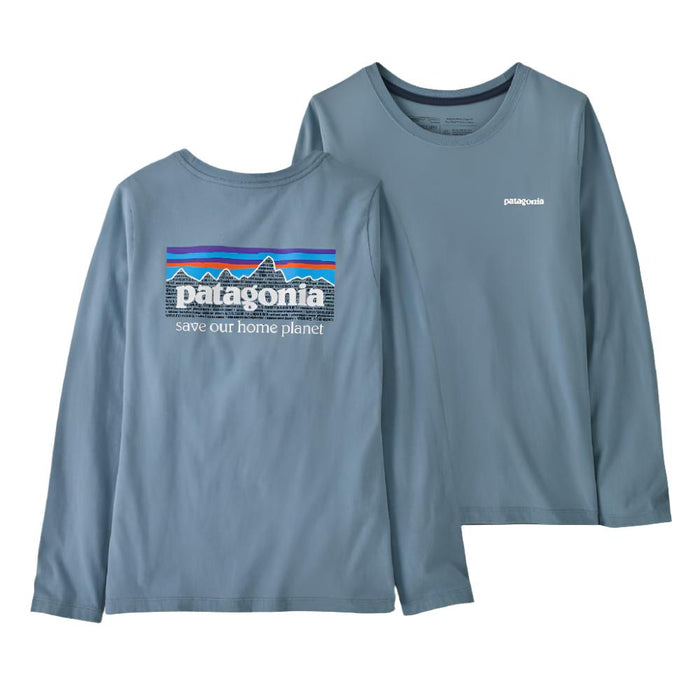 * Patagonia Girl's Long Sleeve Regenerative Graphic Tee - FINAL SALE KIDS - Girls - Clothing - Tops - Long Sleeve Tops Patagonia