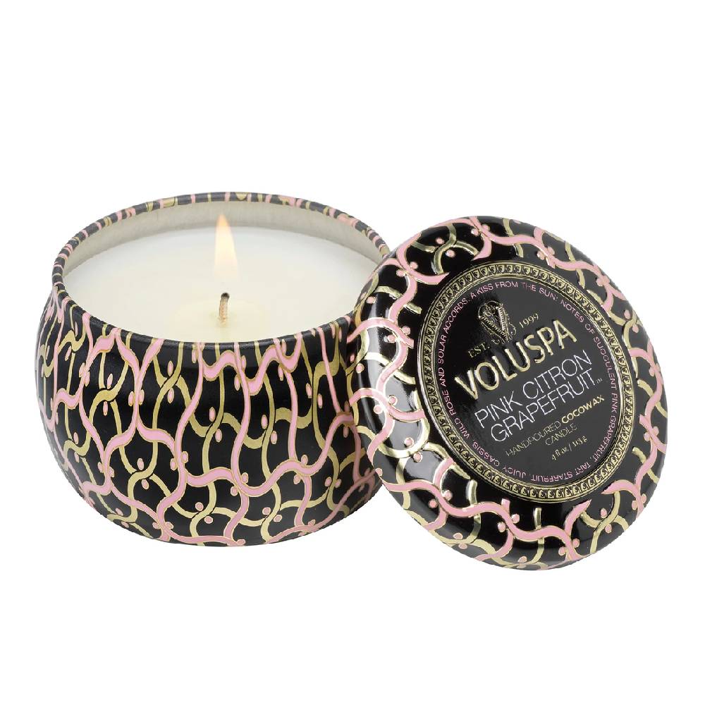 Pink Citron Mini Tin Candle HOME & GIFTS - Home Decor - Candles + Diffusers Voluspa   