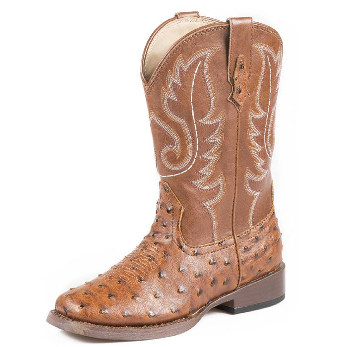 Roper Kid's Faux Ostrich Boot KIDS - Girls - Footwear - Boots Roper Apparel & Footwear