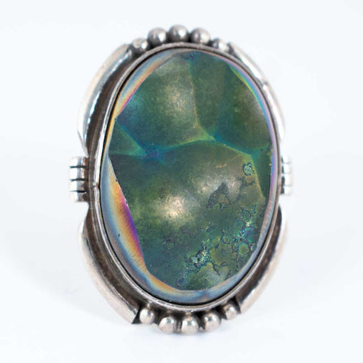 Large Druzy Stone Oval Ring WOMEN - Accessories - Jewelry - Rings Sunwest Silver