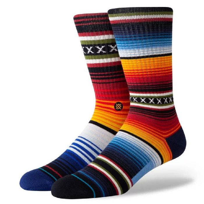 Stance Men's Curren Crew Sock - Red MEN - Clothing - Underwear, Socks & Loungewear - Socks Stance M