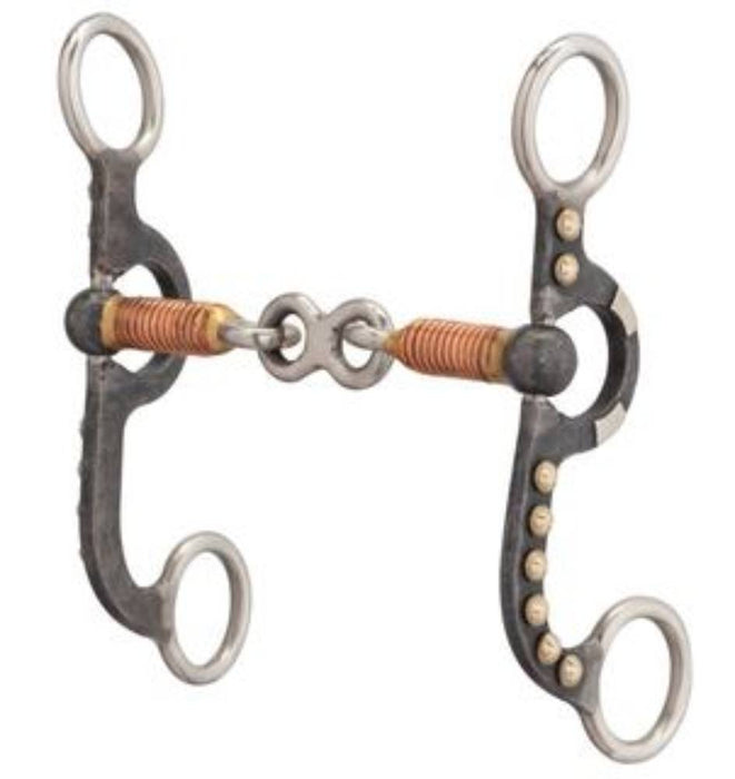 Weaver Buffed Black Dogbone Pony Bit Tack - Bits Weaver