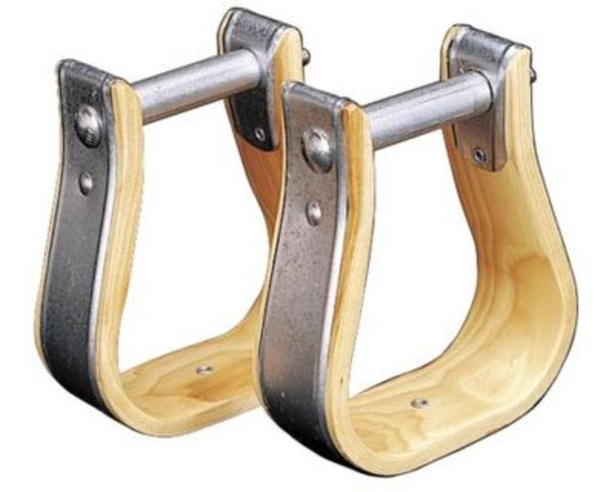 Weaver Youth Wooden Stirrups Tack - Saddle Accessories Weaver
