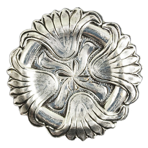 Antique Leaf Concho Tack - Conchos & Hardware MISC Chicago Screw 1"