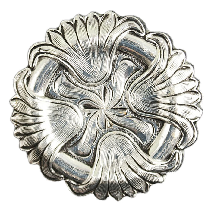 Antique Leaf Concho Tack - Conchos & Hardware MISC Chicago Screw 1"