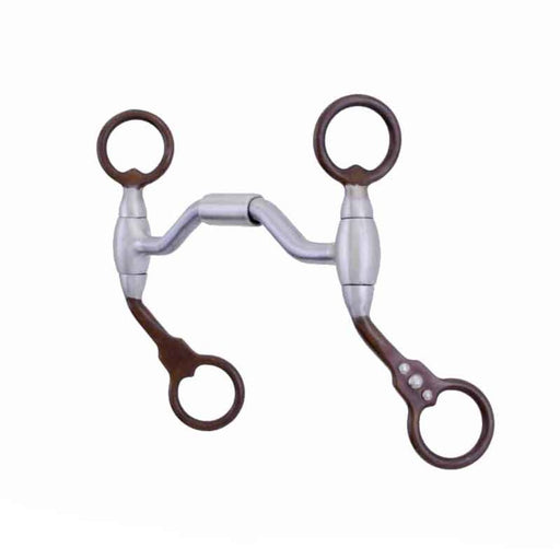 Antique Low Port Hinged Futurity Pony Bit Tack - Bits Metalab