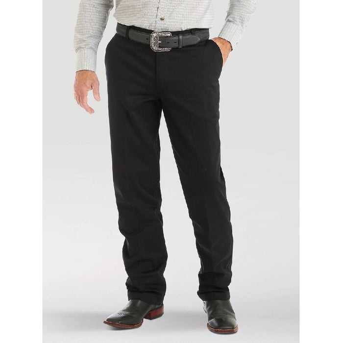 Wrangler Riata Flat Front Black Pant MEN - Clothing - Pants Wrangler