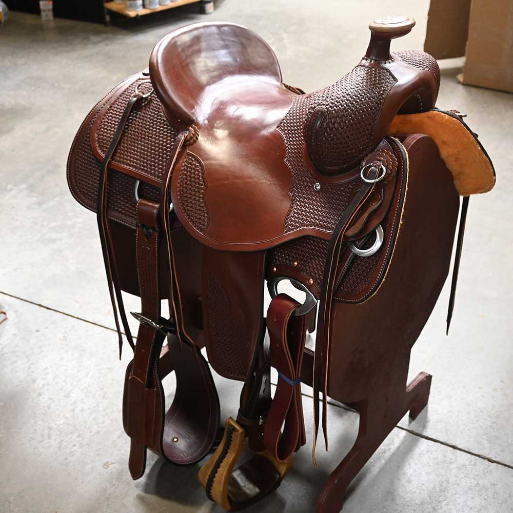 What additional equipment is included with the 16" BILLY COOK RANCH SADDLE?