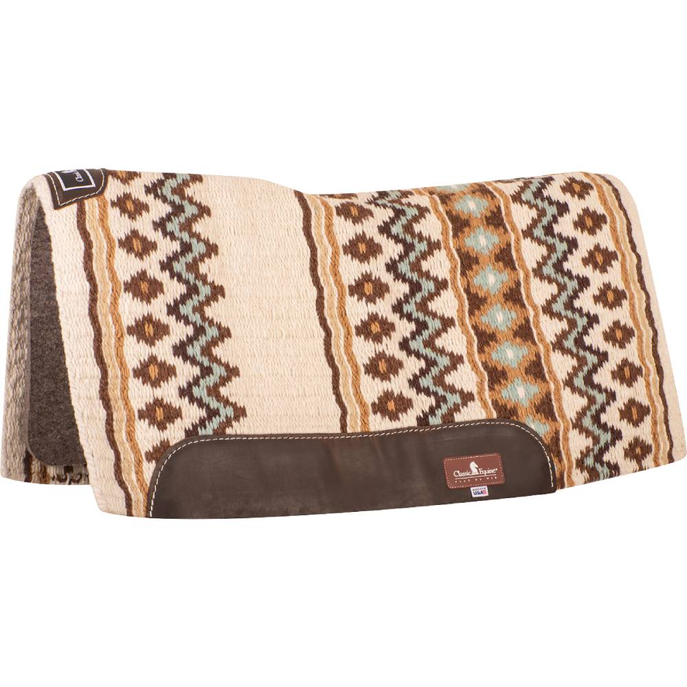 What should customers be aware of regarding shipping on the Classic Equine Contour Wool Top Felt Pad - 32"x34"?