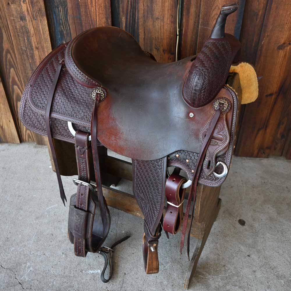 16" LIGHTLY USED JEFF SMITH CUTTING SADDLE Questions & Answers