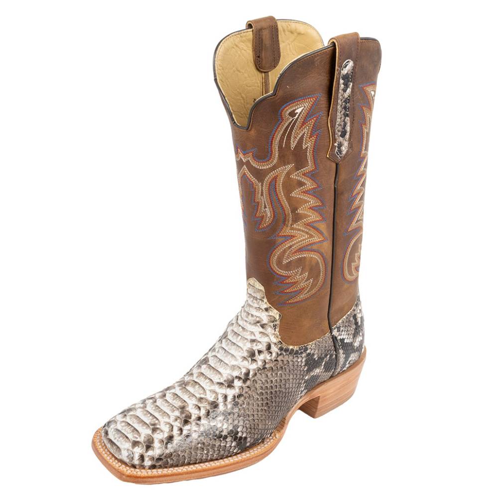 R. Watson Men's Natural Python Square Toe Boot - FINAL SALE Questions & Answers