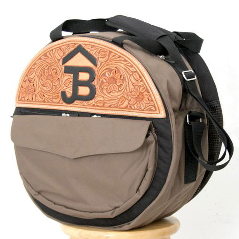 How do I order Trophy Bag 12 with the leather on side (JB featured) in AD?