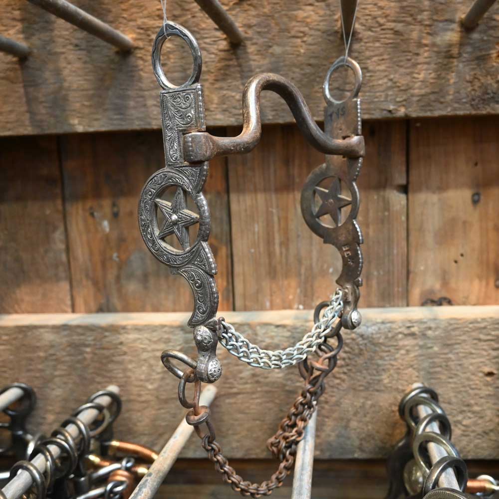 What size is the mouthpiece on this E.G. Silver Mounted - Solid Port Bit?