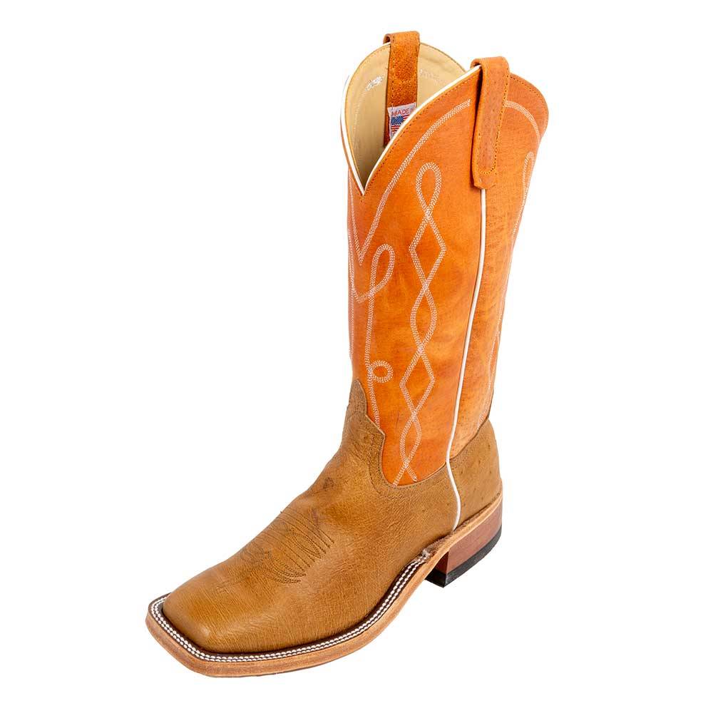 Anderson Bean Men's Umber Bruciato Ostrich Boot - Teskey's Exclusive - FINAL SALE Questions & Answers