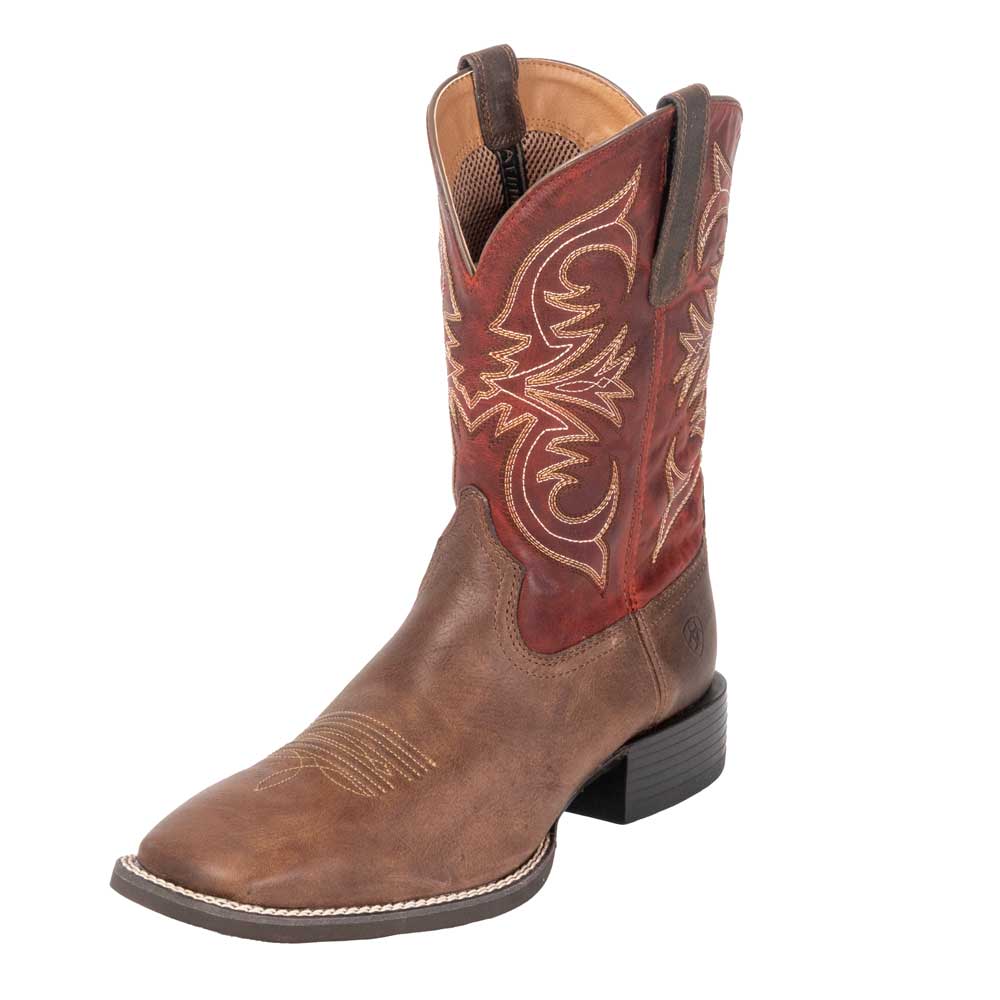 What type of lining does the Ariat Men's Sport Pardner Western Boot have?