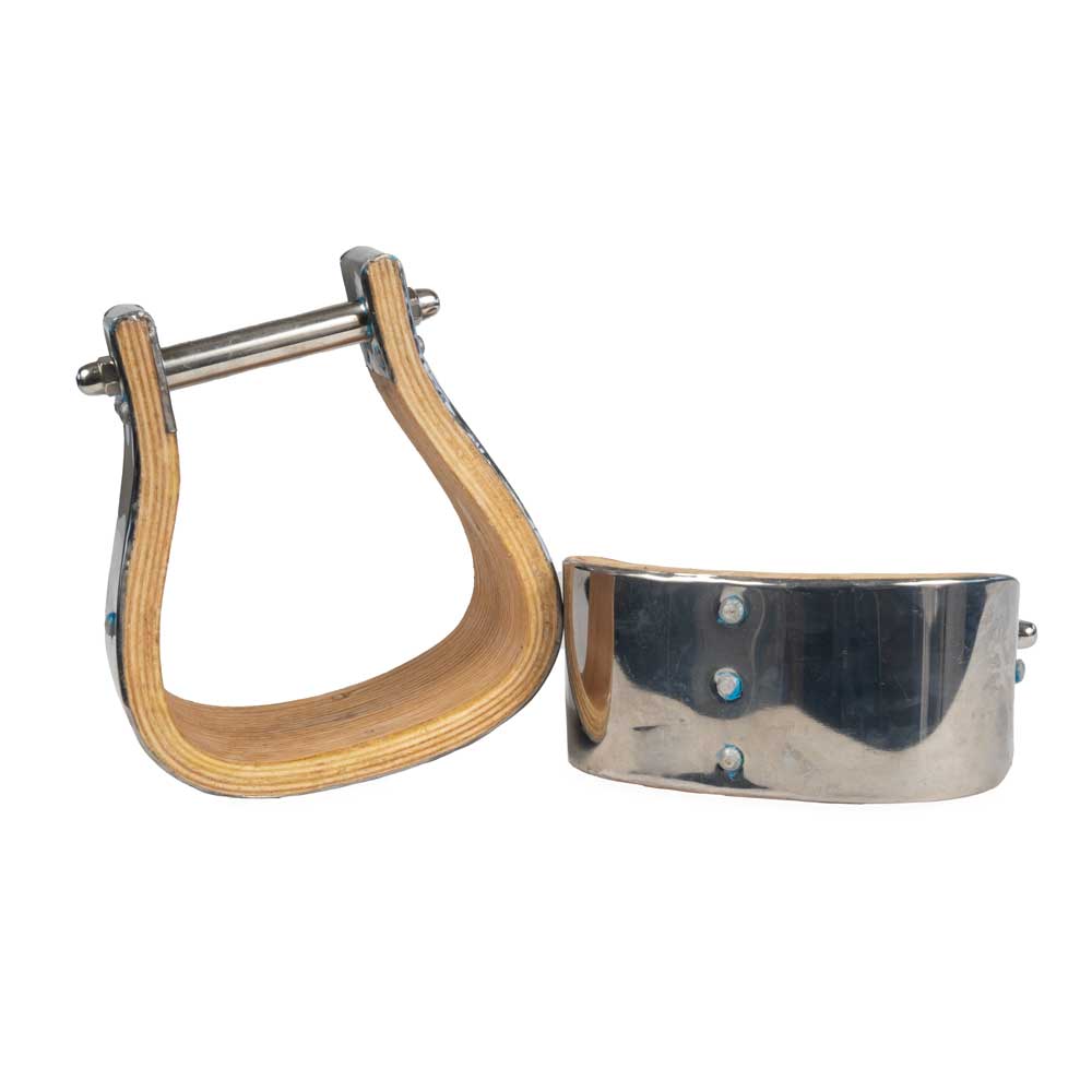How many inches from the bottom of the stirrup to the top of Teskey's 3" Monel Stirrups?