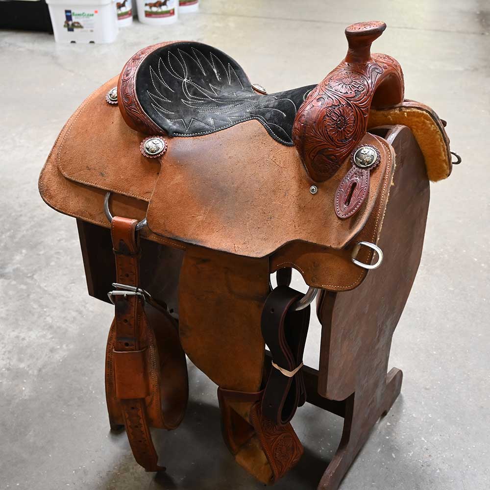 14.5" USED CACTUS CALF ROPING SADDLE Questions & Answers