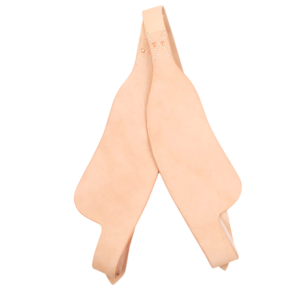 Where are the Teskey's Adult Cutting Saddle Fenders made, and do they include blevins?