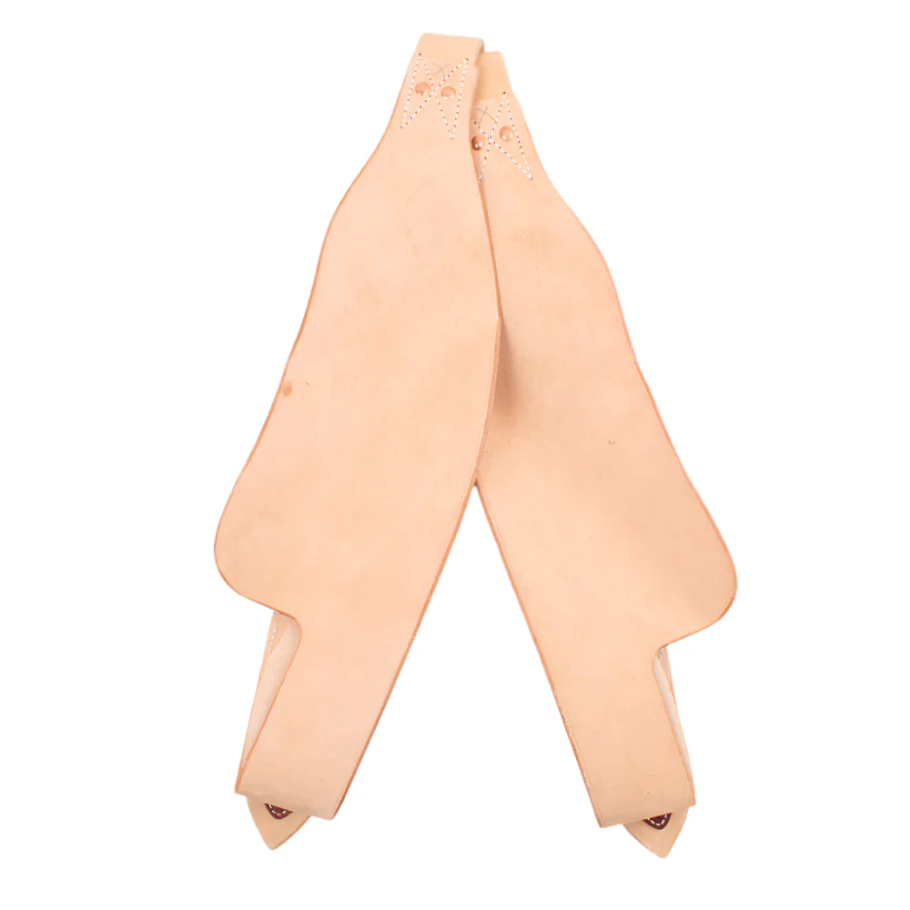How wide are the stirrup leathers on the Teskey's Adult Barrel Fenders?