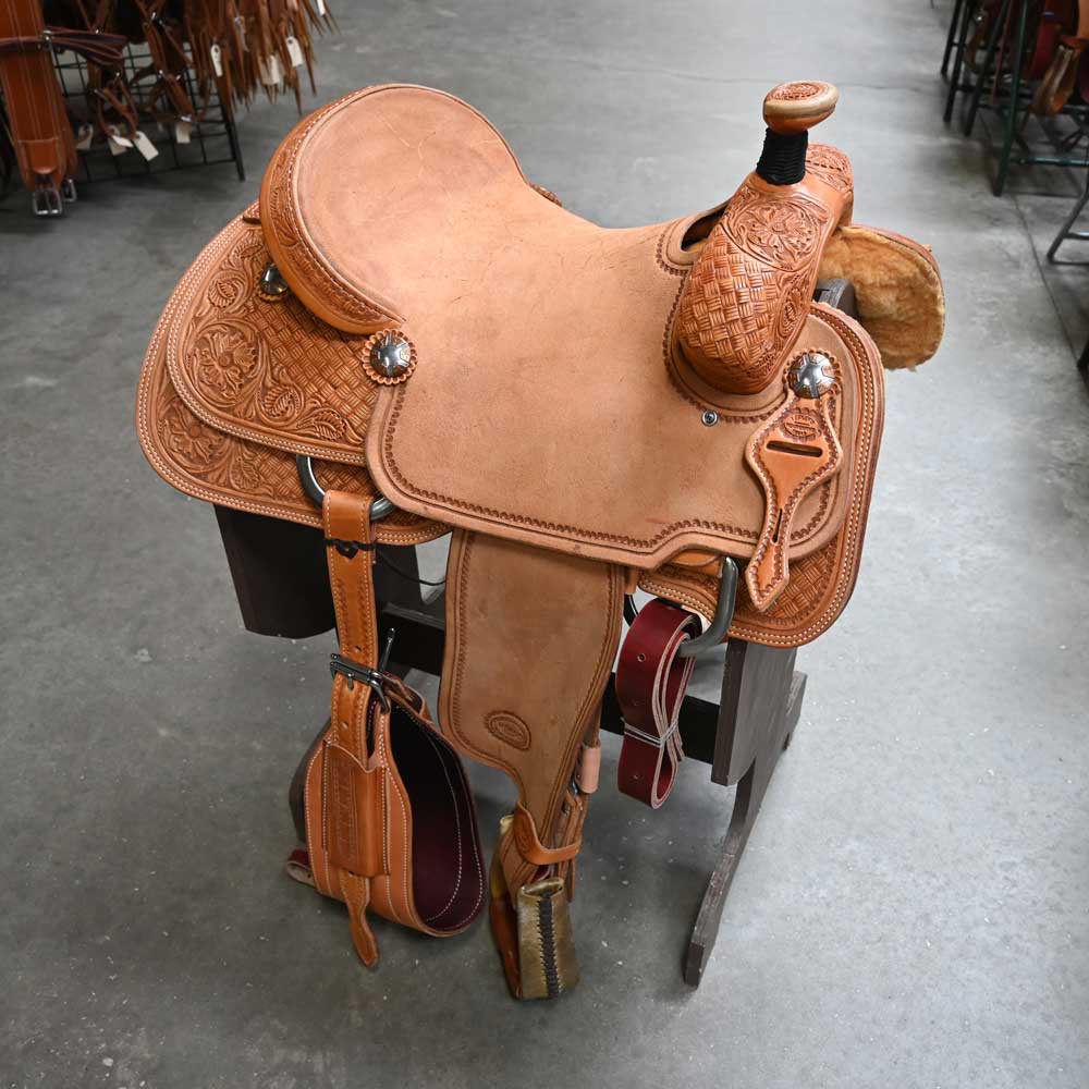 15.5" TESKEY'S PRO TEAM ROPING SADDLE Questions & Answers