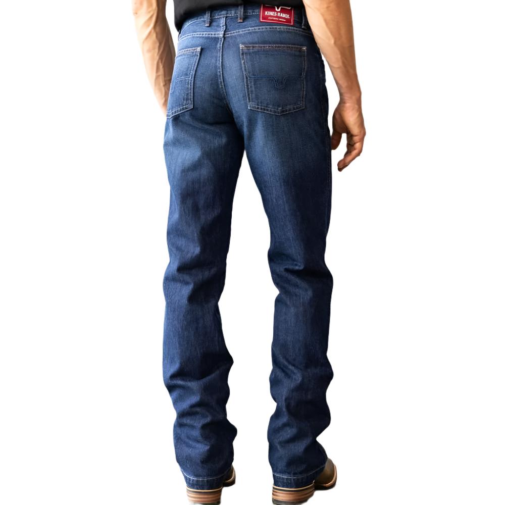 What type of denim is used in this Kimes Ranch Men's Dillon Jean?