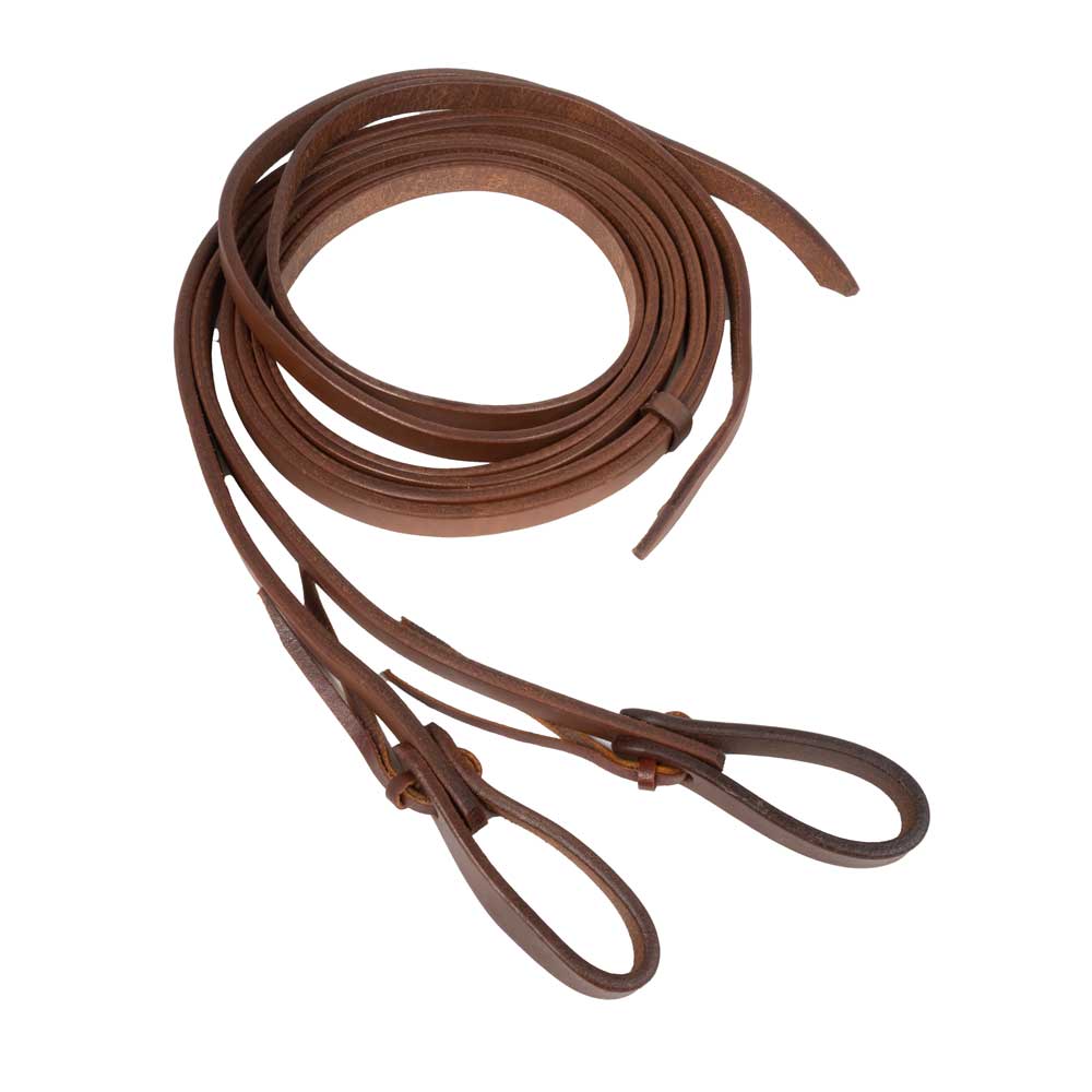 How do these reins close or attach to the bit?
