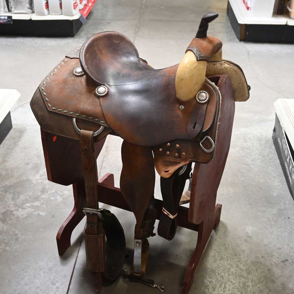 14" USED ROO HIDE BARREL SADDLE Questions & Answers