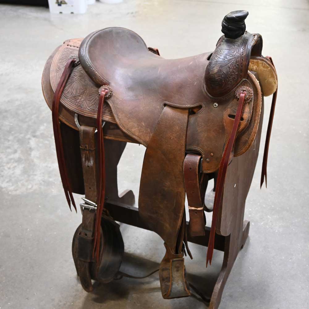 Is a rear flank included with this 16" USED COWPUNCHER RANCH SADDLE?