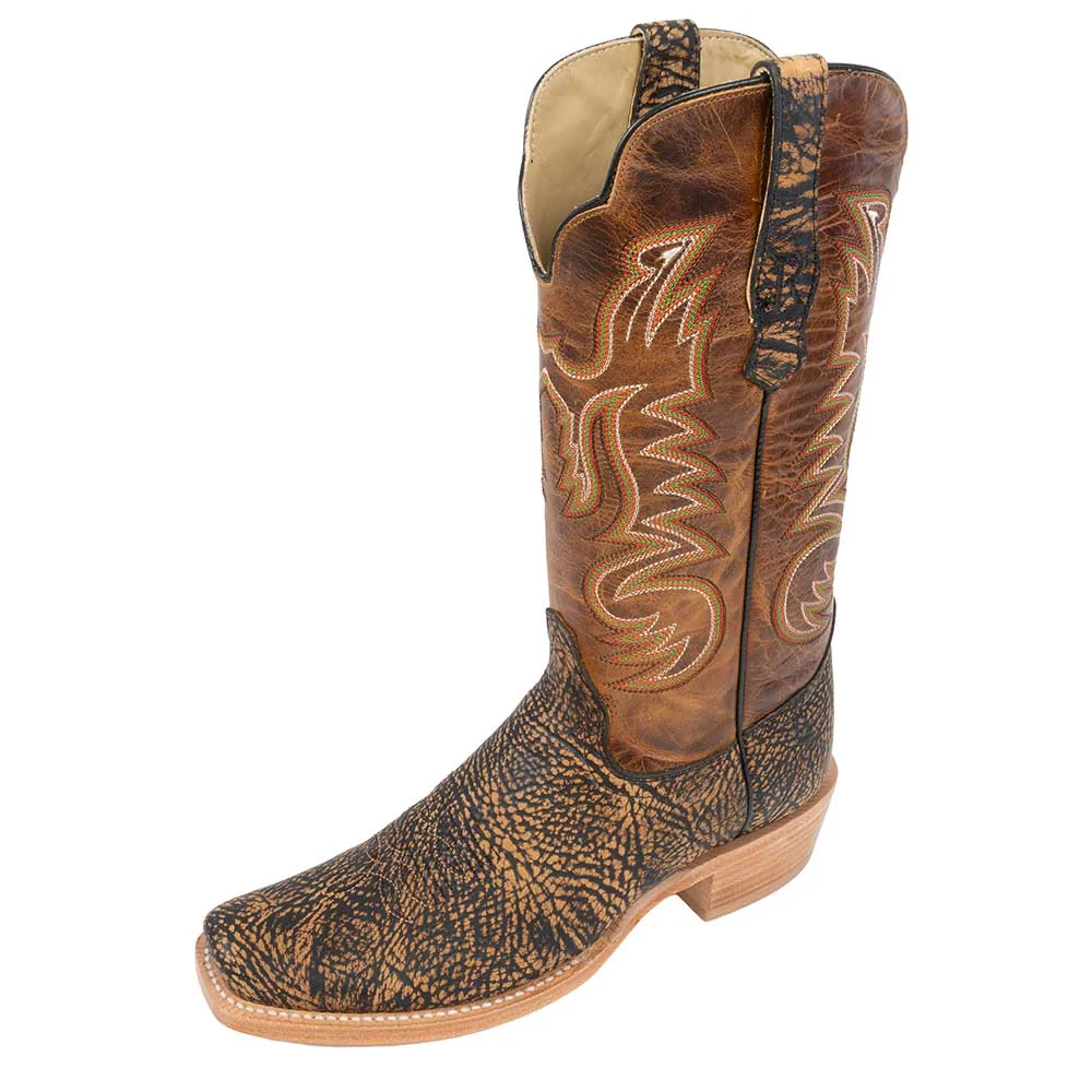 What type of toe do these R. Watson Men's Whiskey Shrunken Shoulder Cutter Toe Boot - FINAL SALE have?