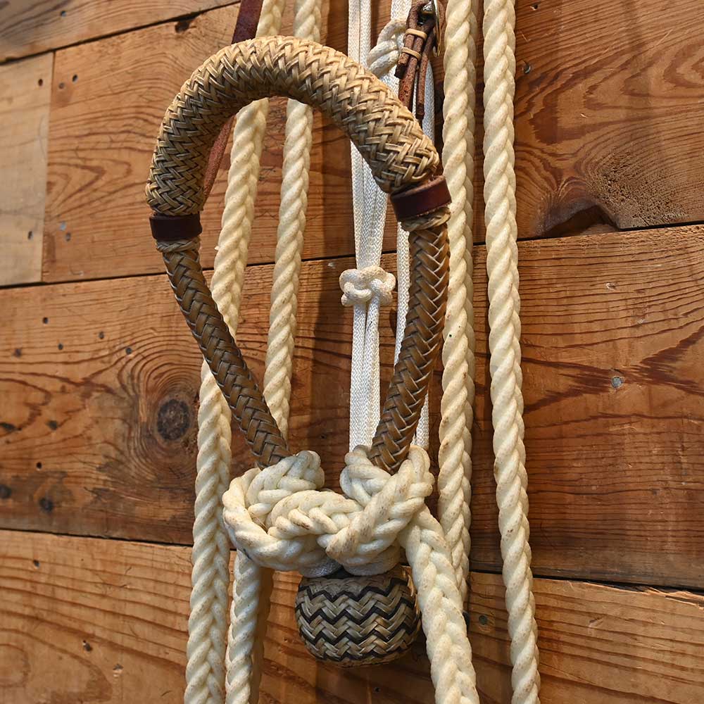 How heavy is the Bronc Willoughby Bosal with Mecate?
