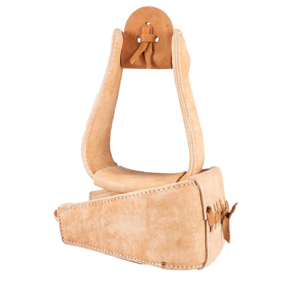 What is the width of this Teskey's 5" Roper Overshoe Stirrups?