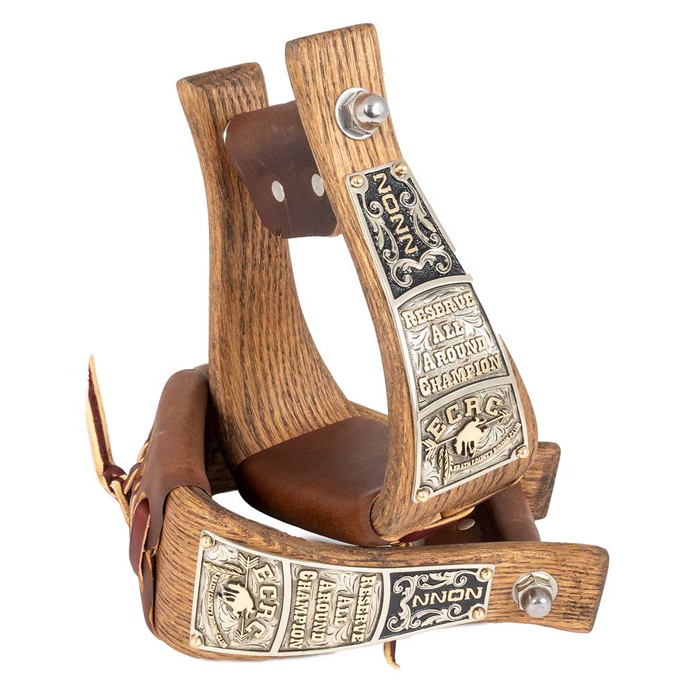 How wide are Trophy Stirrups #7?