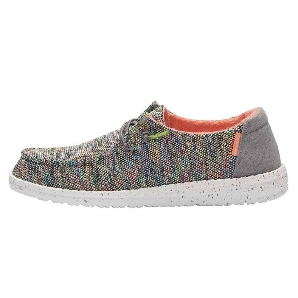 What type of outsole does the shoe have?