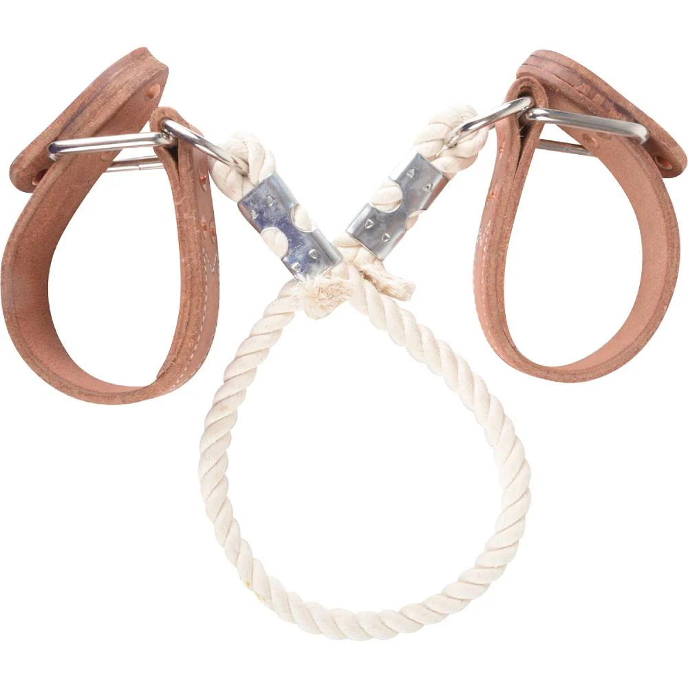 Could you tell me the rope length for the Martin Saddlery sideline hobbles?