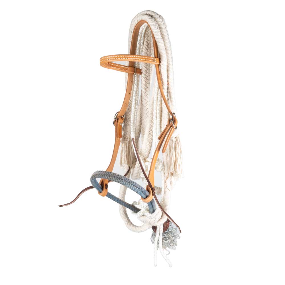 What is a hackamore like the Teskey's Double Rope Hackamore, and why would someone choose it over a rig?