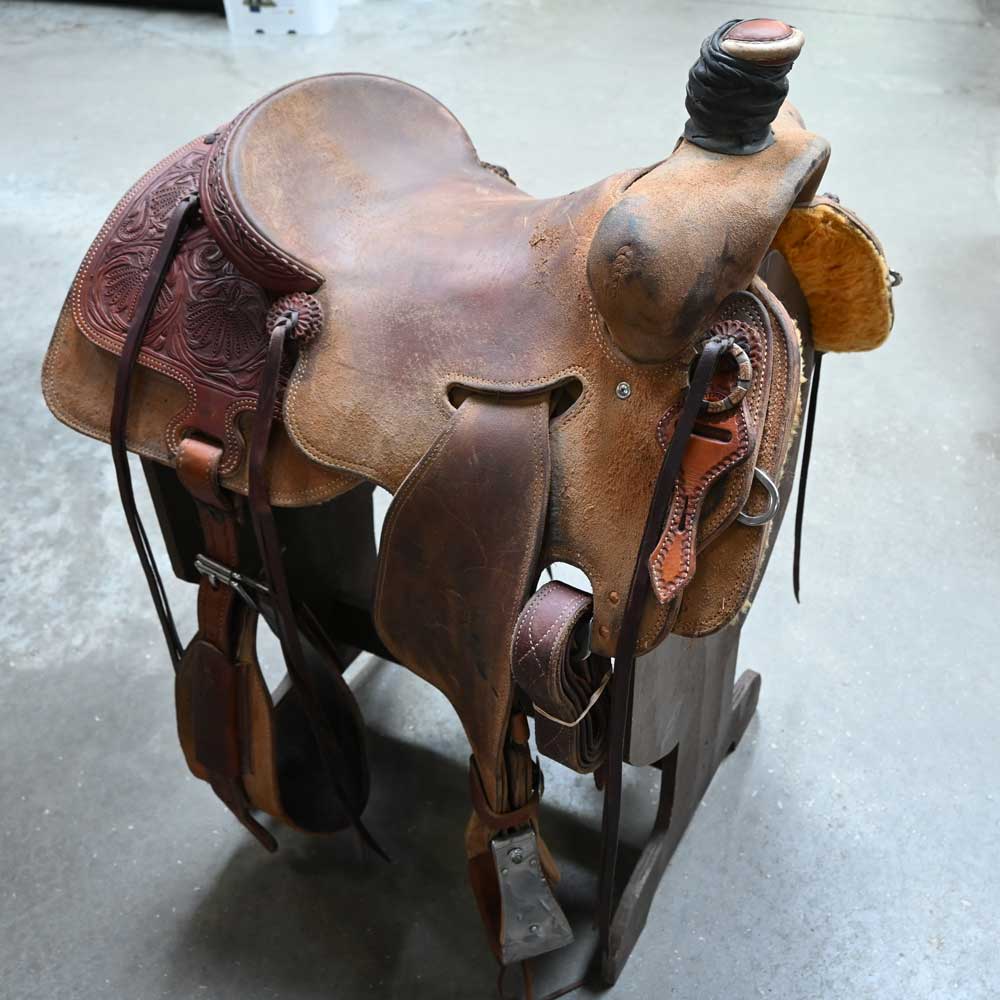What tree does this 16" USED TESKEY'S RANCH SADDLE have?