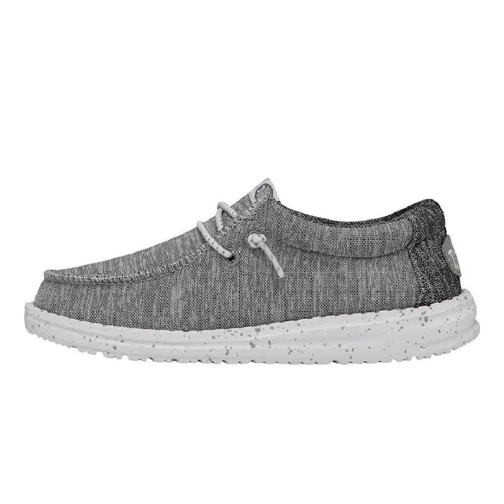 Hey Dude Youth Wally Sport Knit - Light Grey Questions & Answers