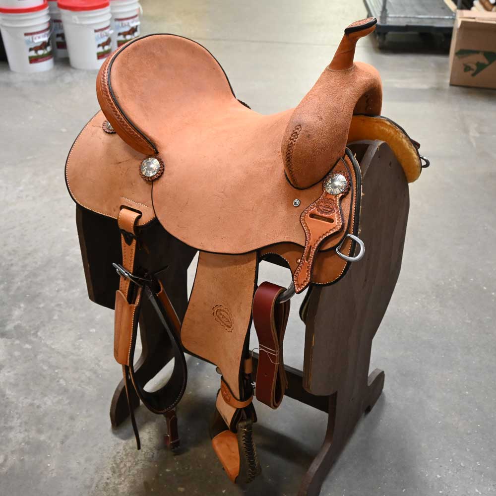 What are the Tree details on the 16" TESKEY'S BARREL SADDLE?